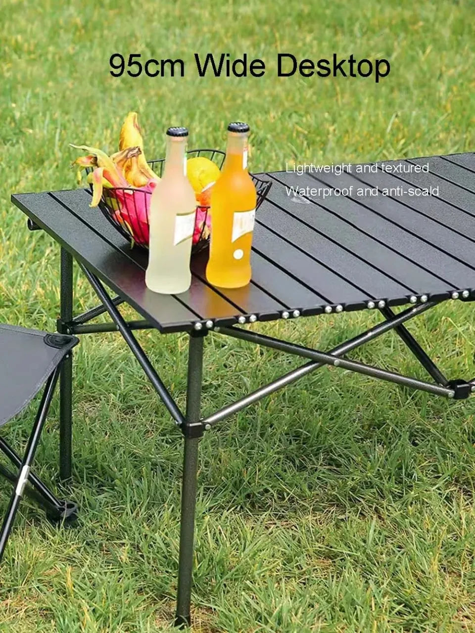 Outdoor Folding Long Table Storage Net Stable Picnic Desk