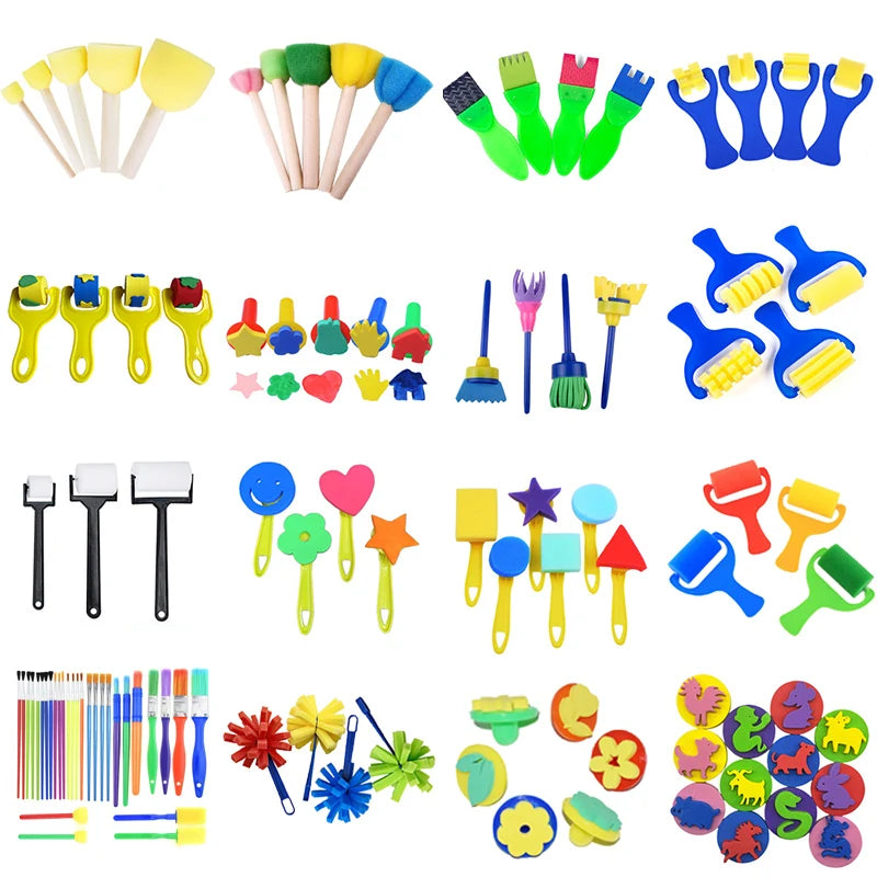 Painting Sponge Brush EVA Stamp Children DIY Art Tools