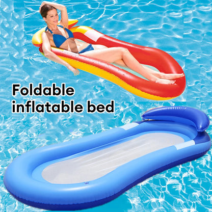 Foldable Inflatable Water Hammock Swimming Pool Lounge