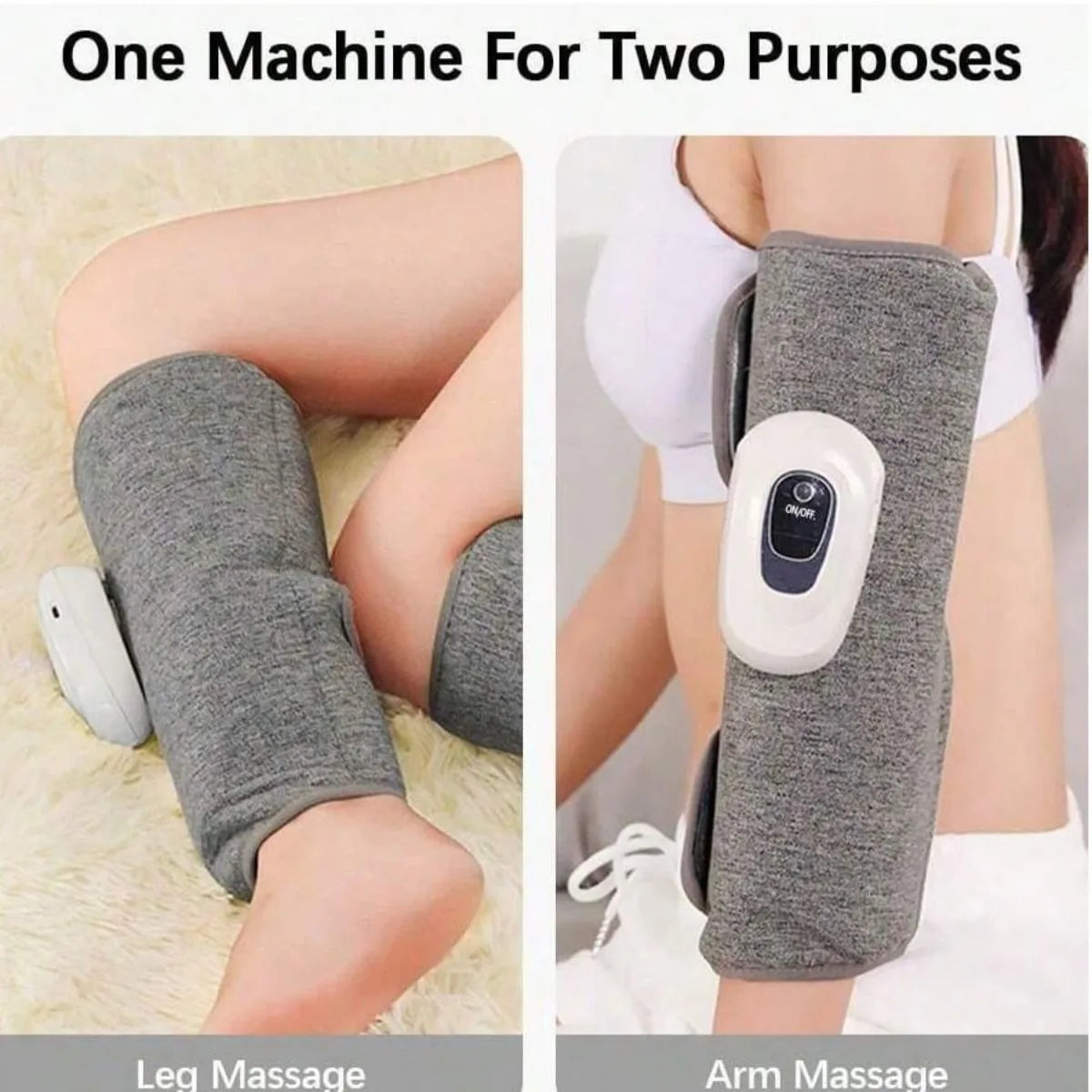 Electric Leg Massager Wireless Air Compression Calf Massage Health Care