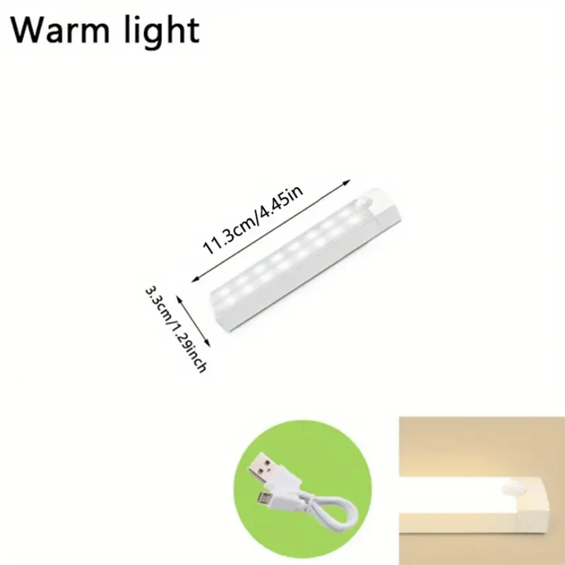 USB Charging Ultra-Thin Sensing Light for Cabinets