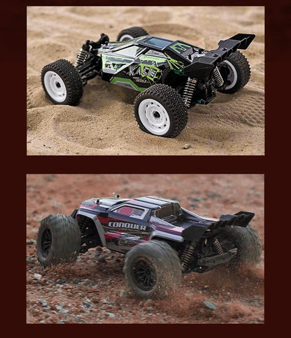 1:16 70KM/H 4WD RC Car LED Remote Control High Speed Monster Truck