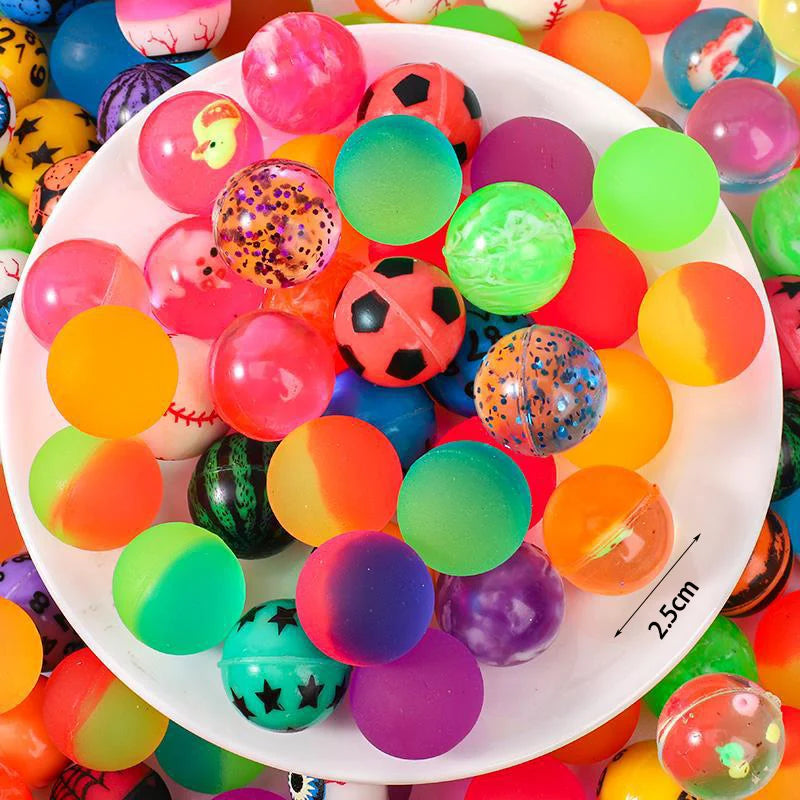 12/30Pcs Colorful Bouncy Balls Kids Party Pinata Fillers