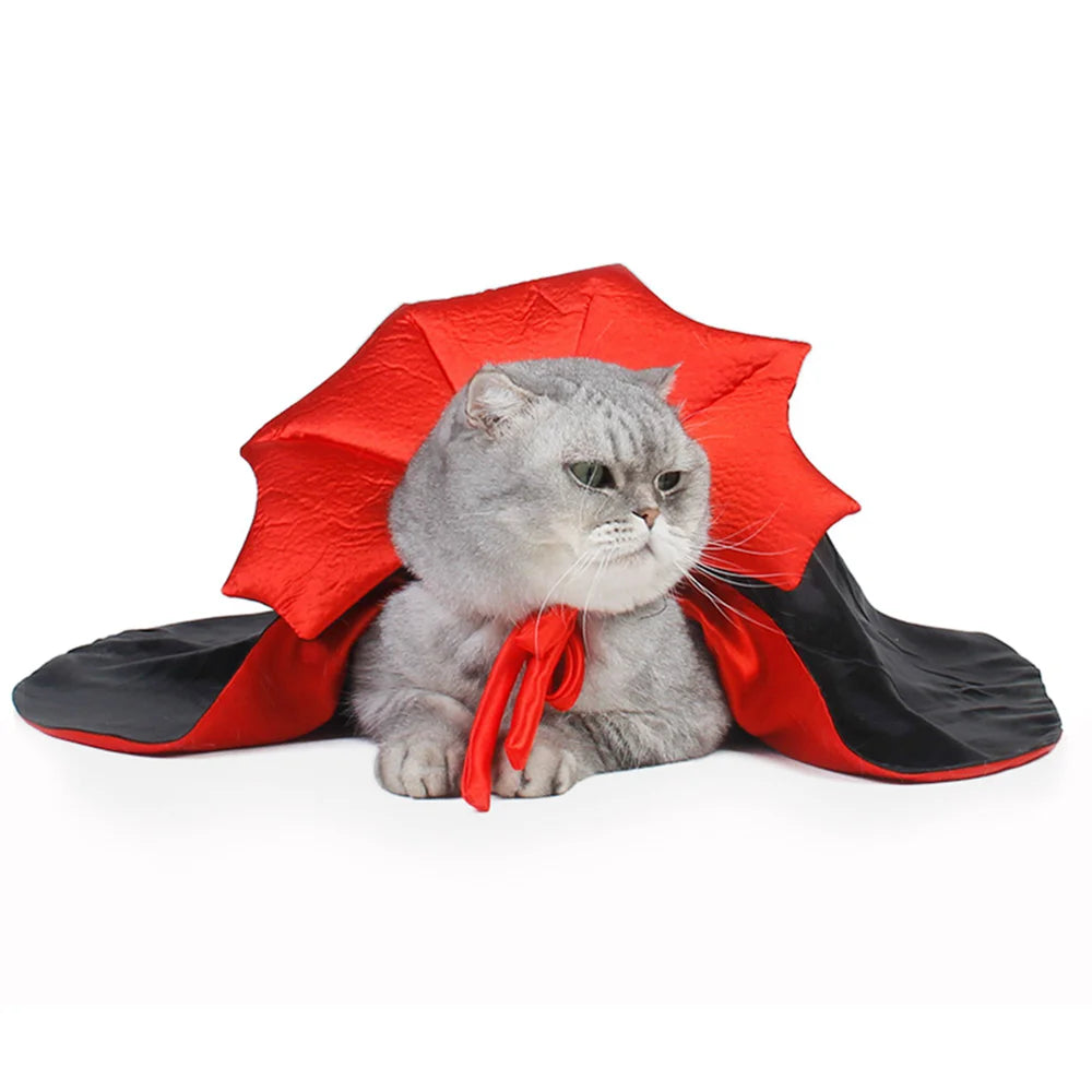 Halloween Vampire Cloak Pet Costume for Small Dog Cat