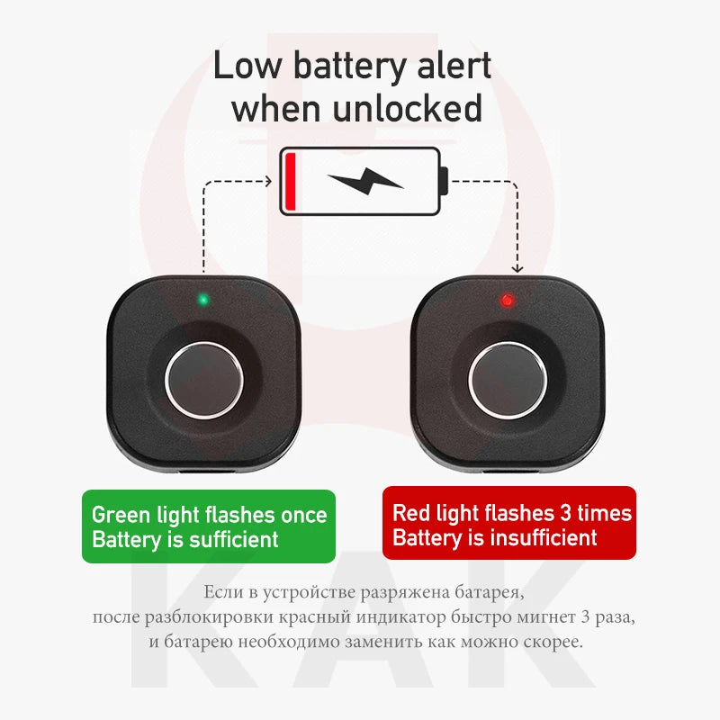 KAK Biometric Fingerprint Cabinet Lock Anti-Theft