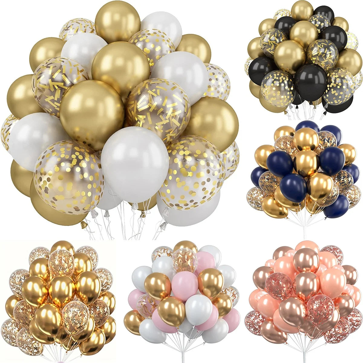 Metallic Gold Balloons (30 pcs)