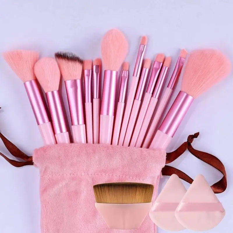 Soft Fluffy Professional Makeup Brush Set Powder Eyeshadow Foundation