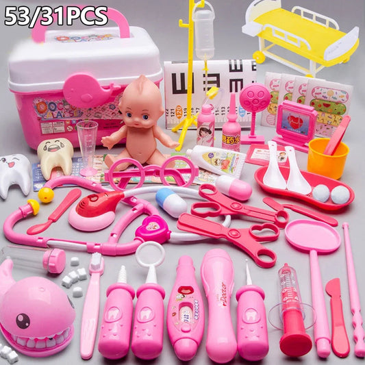 Kids Doctor Pretend Play Set Medical Tools Educational