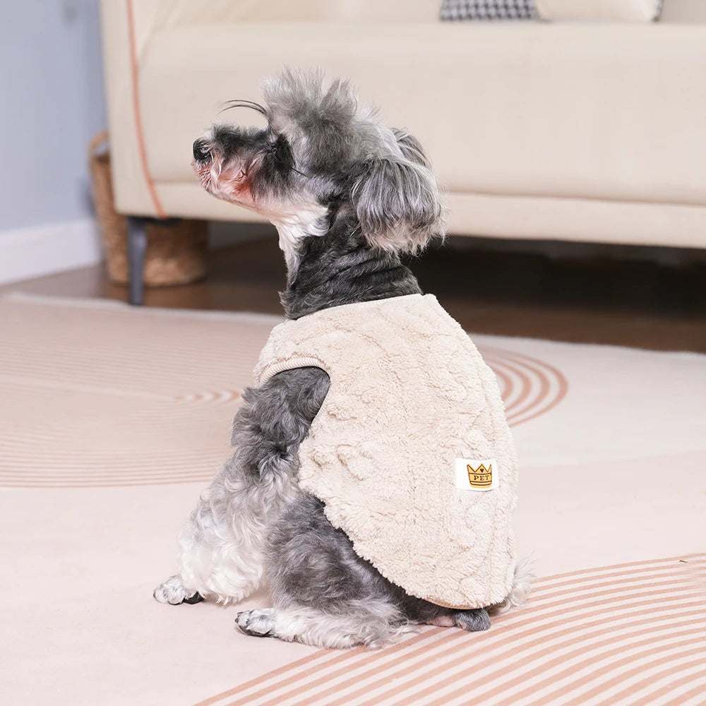 Soft Fleece Dog Sweater for Small Dogs Cats Winter Warm