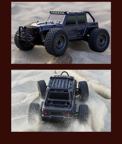 1:16 70KM/H 4WD RC Car LED Remote Control High Speed Monster Truck