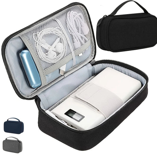 Electronics Travel Organizer USB Flash Drive Cord Case