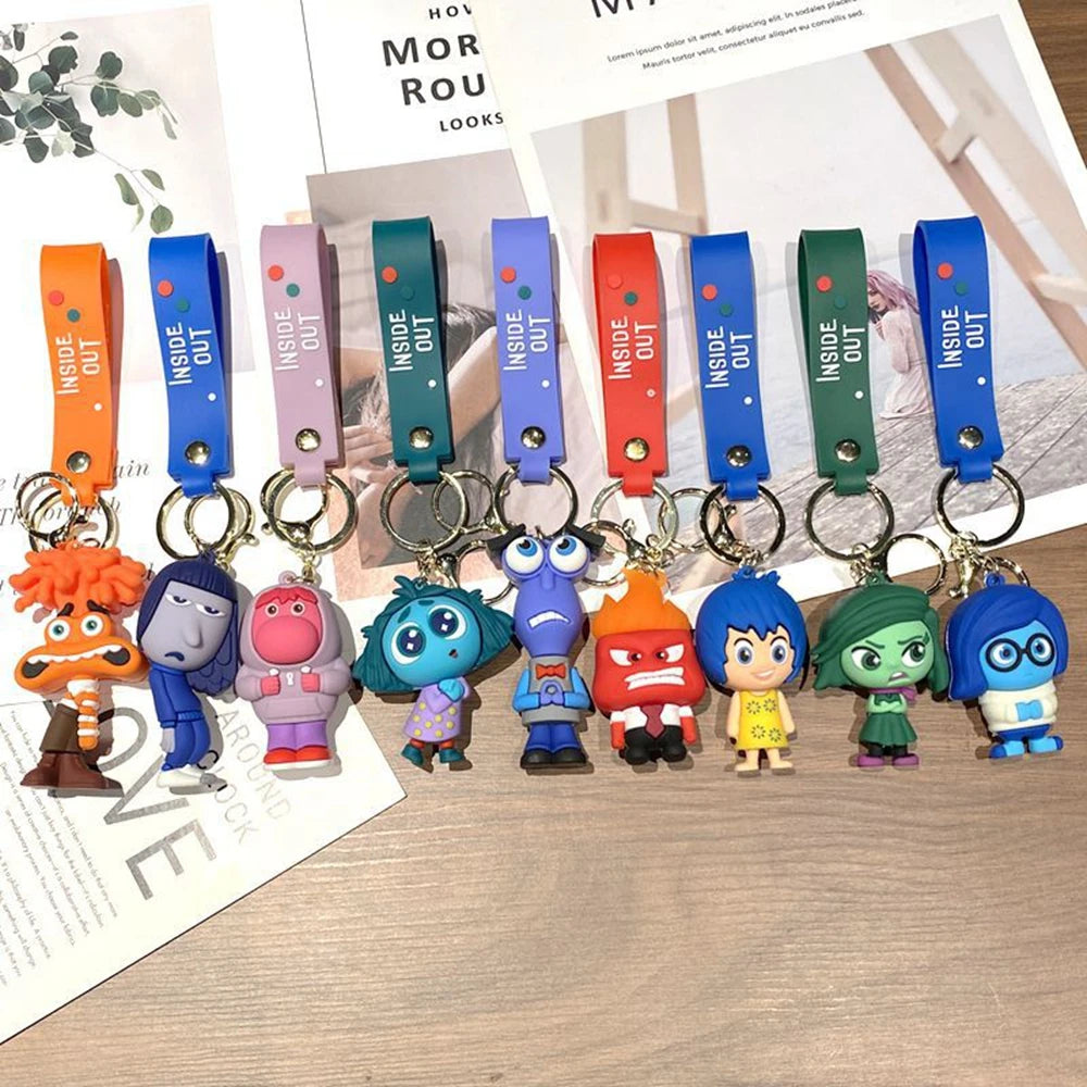 Disney Inside Out Keychain Set