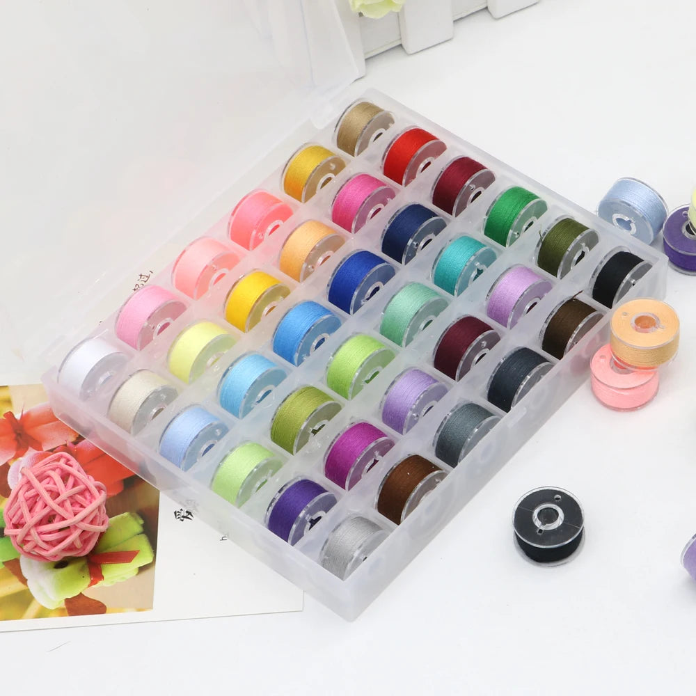 25/36 Color Embroidery Sewing Threads Machine Supply