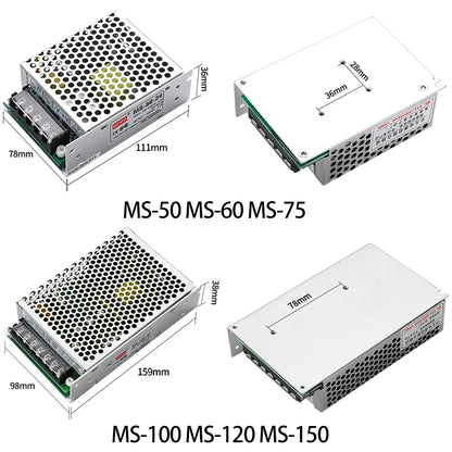 MS Series Switching Power Supply AC/DC 5V 12V 24V 36V 48V