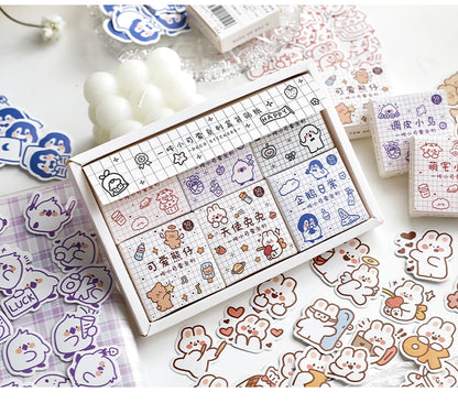 300pcs Cute Stickers Junk Journal Scrapbooking Supplies