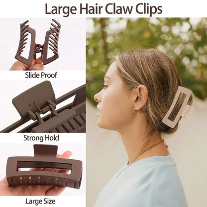 Hair Claw Clips Set (4 pcs)