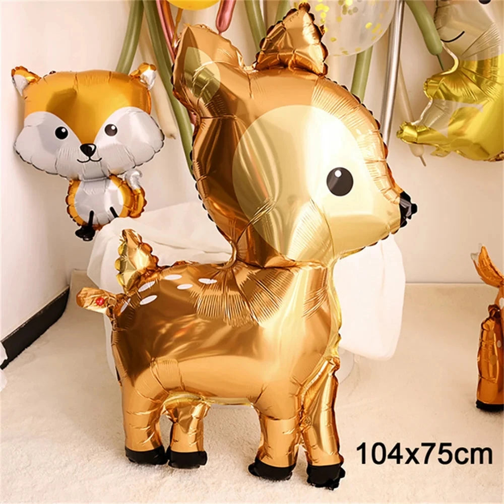 Animal-Themed Foil Balloons