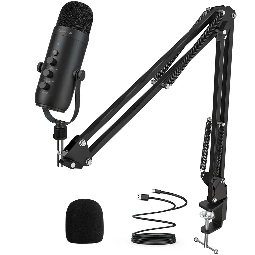 Pro USB Cardioid Condenser Mic Kit Recording