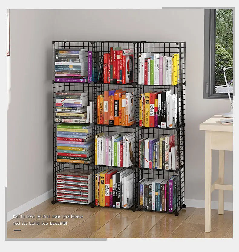 Floating Bookshelf Bookcase Home Storage Desk Organization