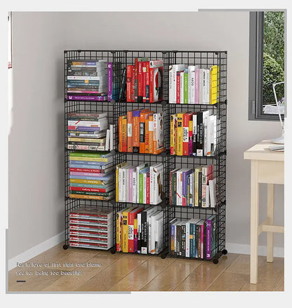 Floating Bookshelf Bookcase Home Storage Desk Organization