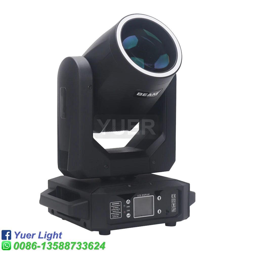 200W LED Moving Head Light Beam Spot Prism DMX