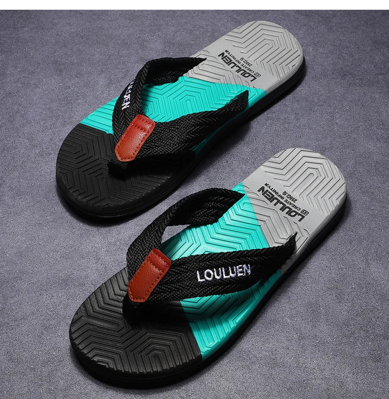 Unisex Fashion Beach Sandals Anti-Slip Thick Sole Flip Flops