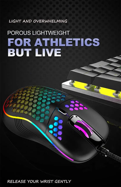 USB Wired Gaming Mouse – 7200DPI Adjustable