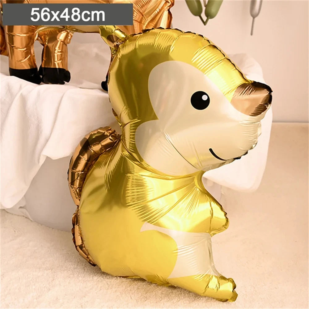 Animal-Themed Foil Balloons