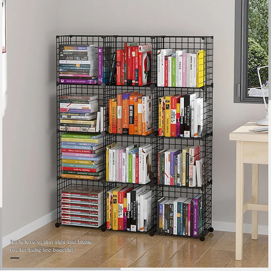 Floating Bookshelf Bookcase Home Storage Desk Organization