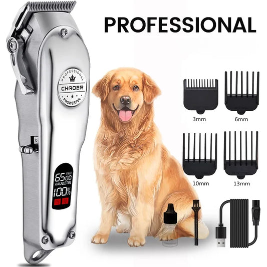 Professional Dog Hair Clipper Rechargeable Low Noise