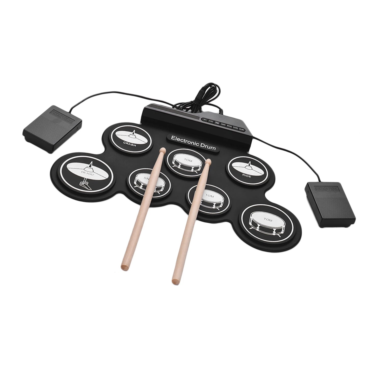 USB Roll-Up Drum Set