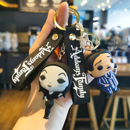 Wednesday Addams Keychain