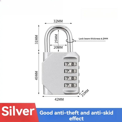 Mini Cabinet Door Lock 4-Digit Anti-Theft Padlock