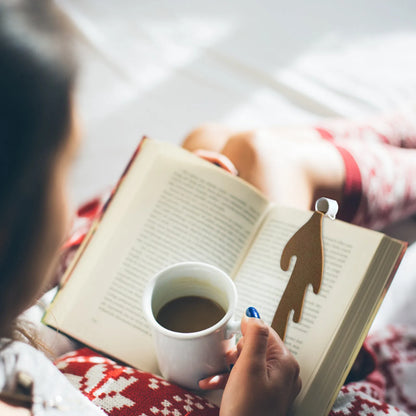 Spilled Coffee Bookmark Corner Marker