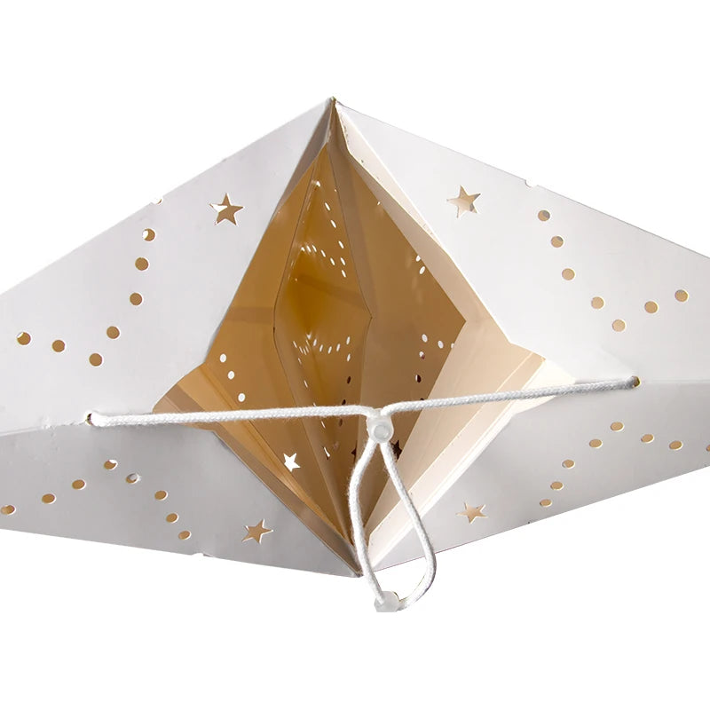 Hollow Out Star Hanging Pendant Eid Ramadan Decor Lantern