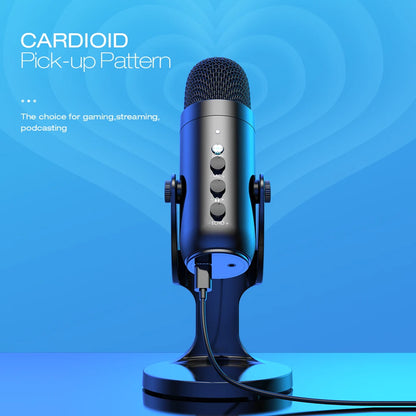 USB Condenser Mic PC Mac Gaming Podcasting