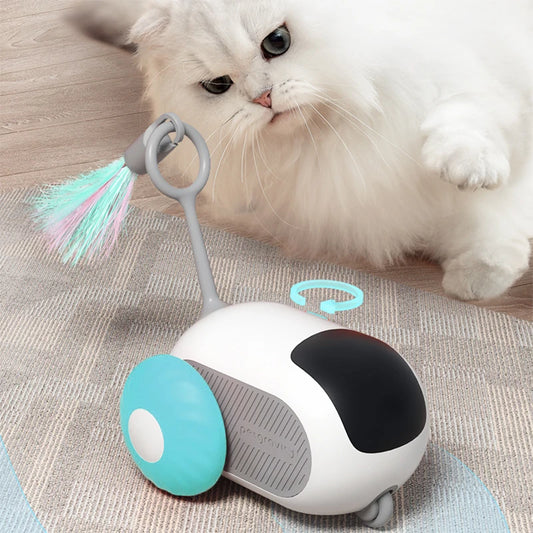 Intelligent RC Electric Cat Toy Feather Interactive