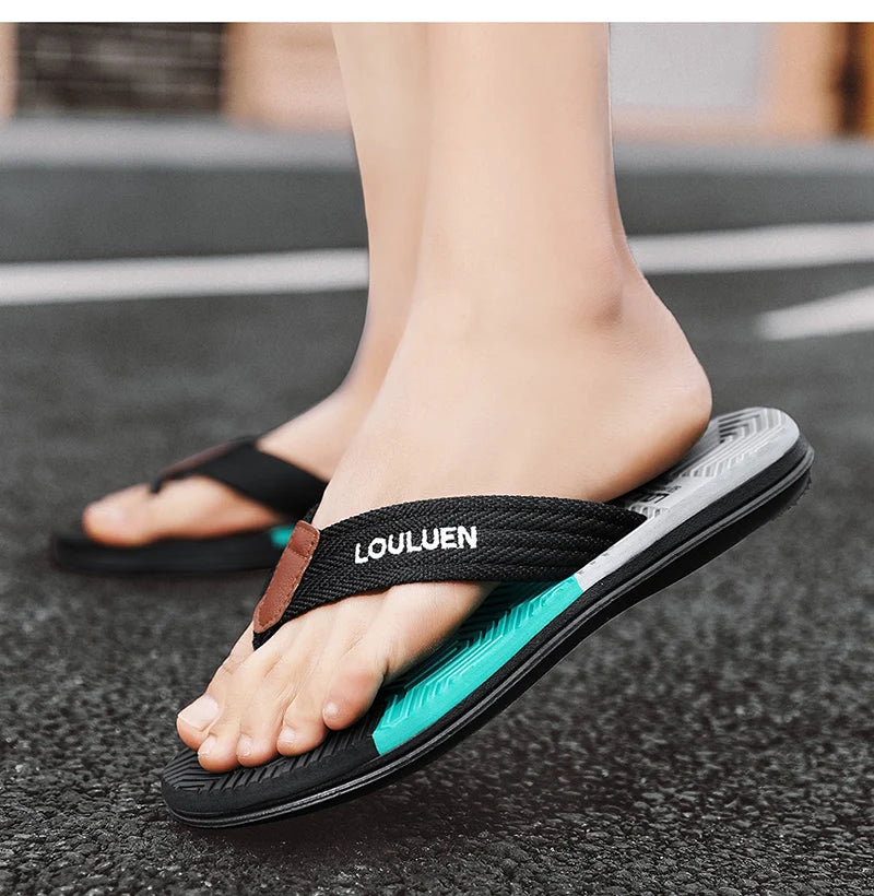 Unisex Fashion Beach Sandals Anti-Slip Thick Sole Flip Flops