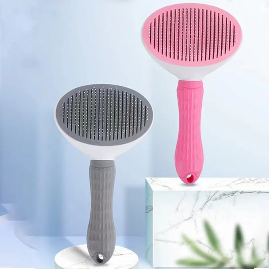 One-Click Pet Hair Removal Comb Brush Dog Cat Grooming Beauty Tool