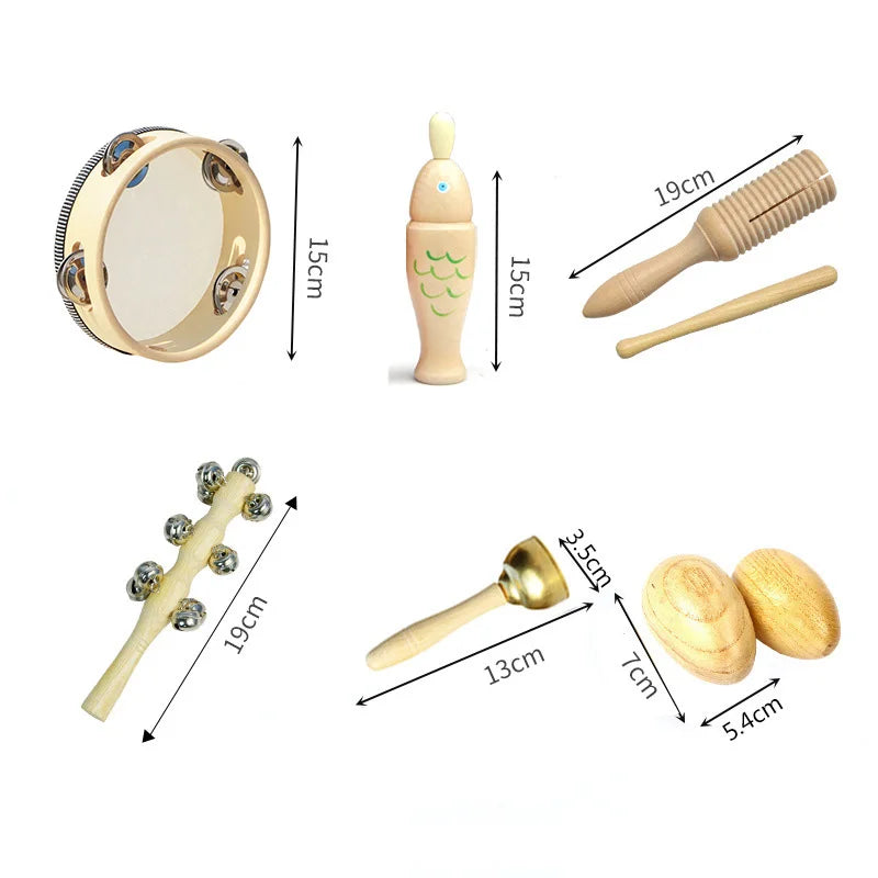 Wooden Musical Instruments for Kids