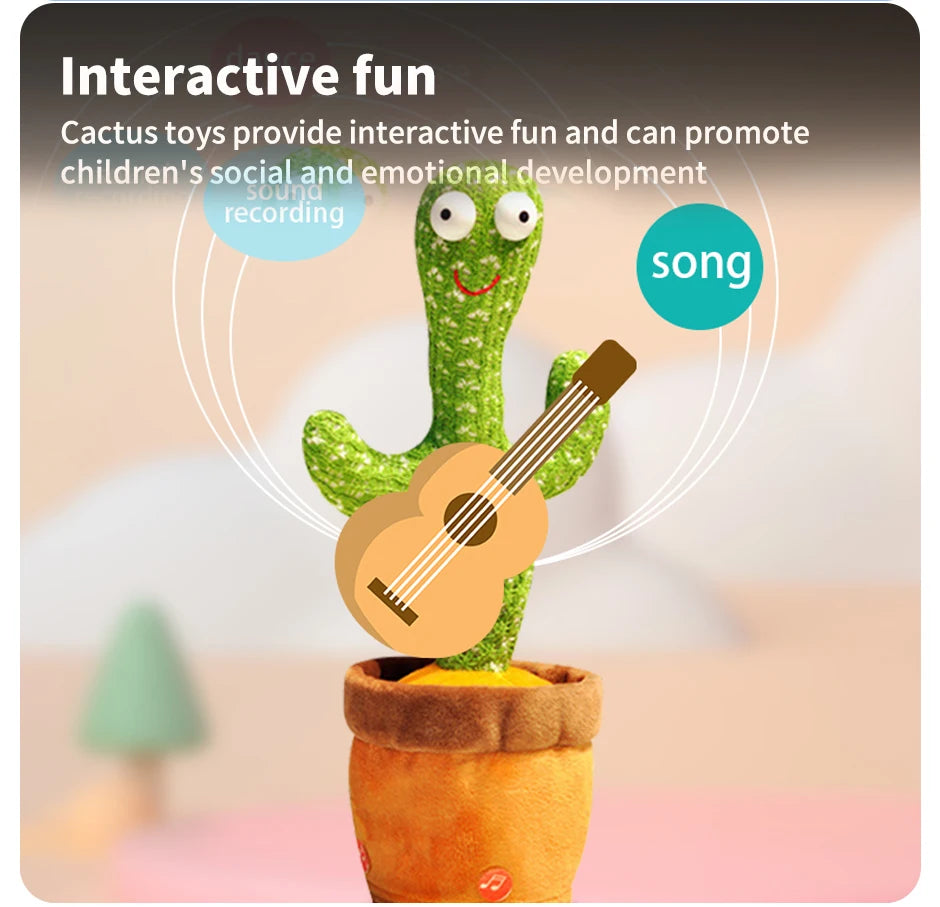 Intelligent Cactus Interactive Dancing Musical Toy