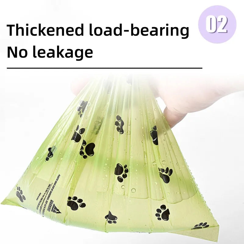 Biodegradable Dog Poop Bags Scented Waste Dispenser