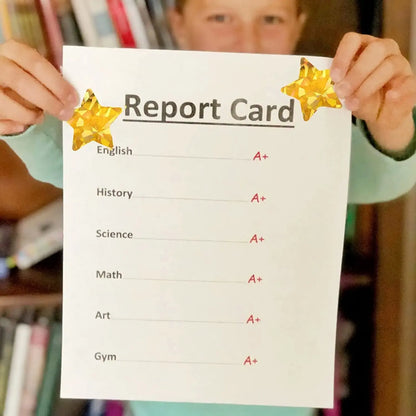 Colorful Star Stickers Holographic DIY School Rewards