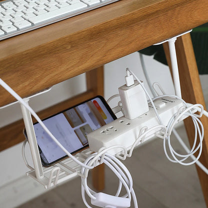 Under Desk Cable Management Tray Wire Organizer Storage Rack