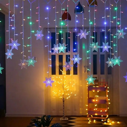 Snowflake Christmas LED String Lights (3.2m)