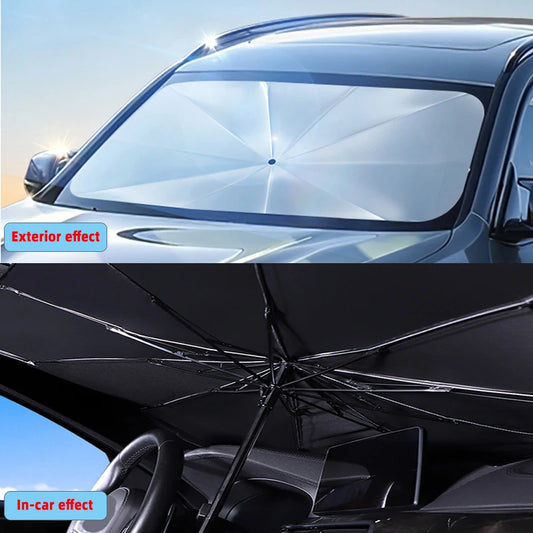 Car Sunshade Umbrella Windshield UV Protection Parasol