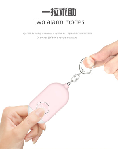 Women’s Self-Defense Scream Alarm Keychain