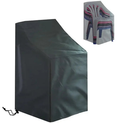 Stacked Chair Dust Cover Waterproof Outdoor Furniture