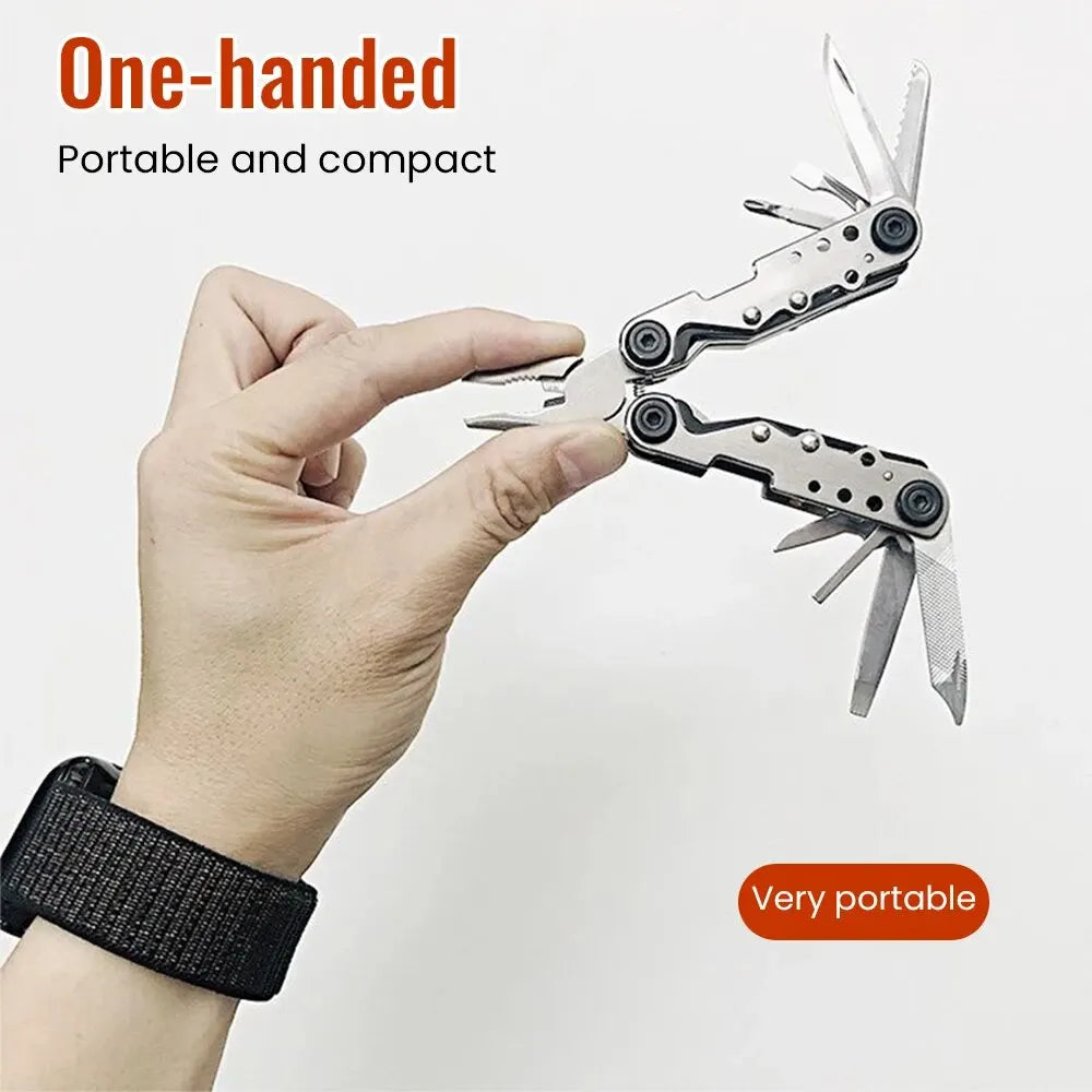 Stainless Steel Multi-tool Folding Pliers Outdoor