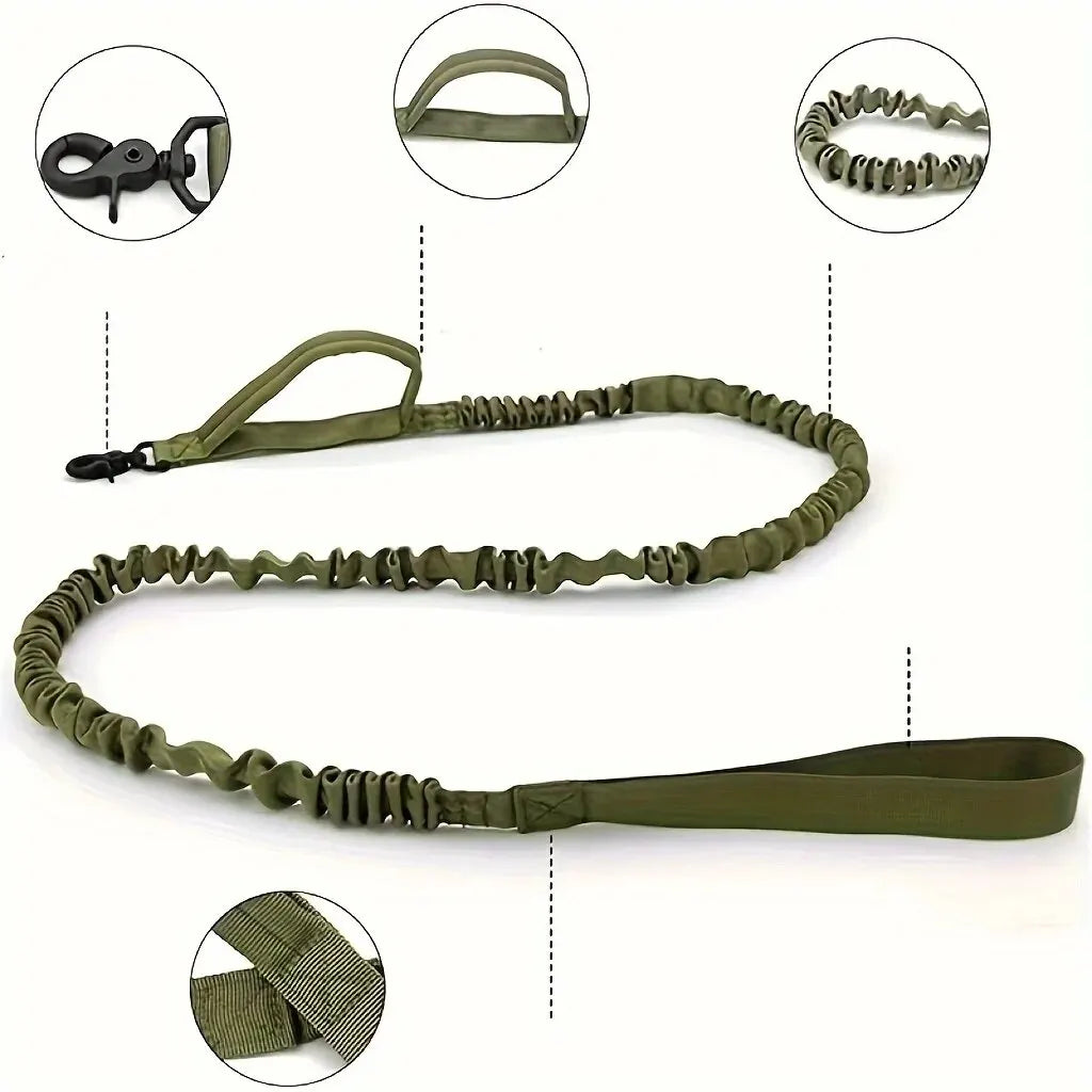 Tactical Dog Leash Outdoor Retractable Training Rope